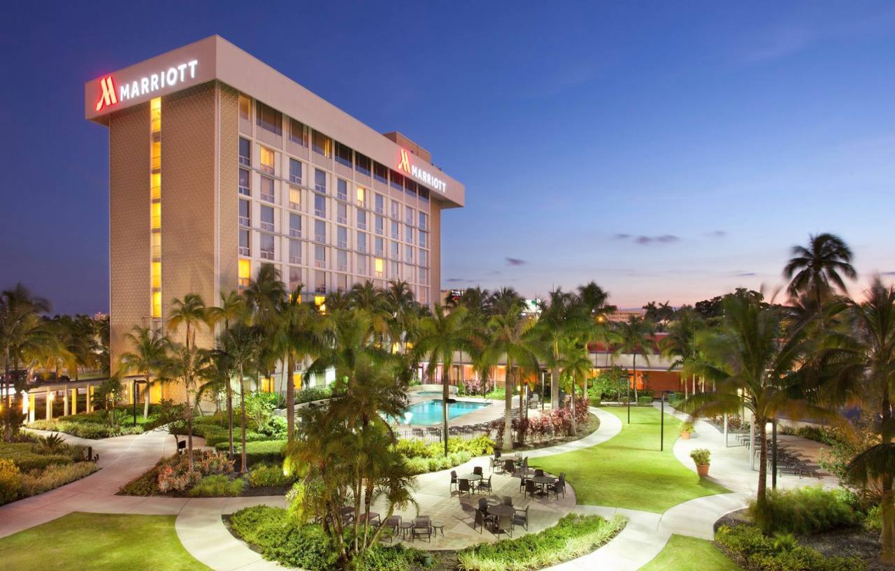 Hotel Miami Airport Marriott Exteriér fotografie